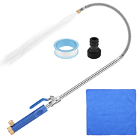 Jet Nozzle Power Washer for Garden Hose Versatile High Pressure Power Wash Gun Washer Wand for Car Washing Garden Cleaning Patio