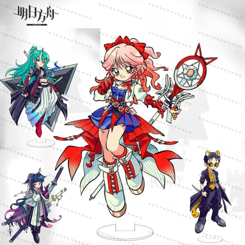

15cm Game Anime Arknights Acrylic Stand Model Plate Desk Decor Standing Sign Desktop Fans Birthday gift