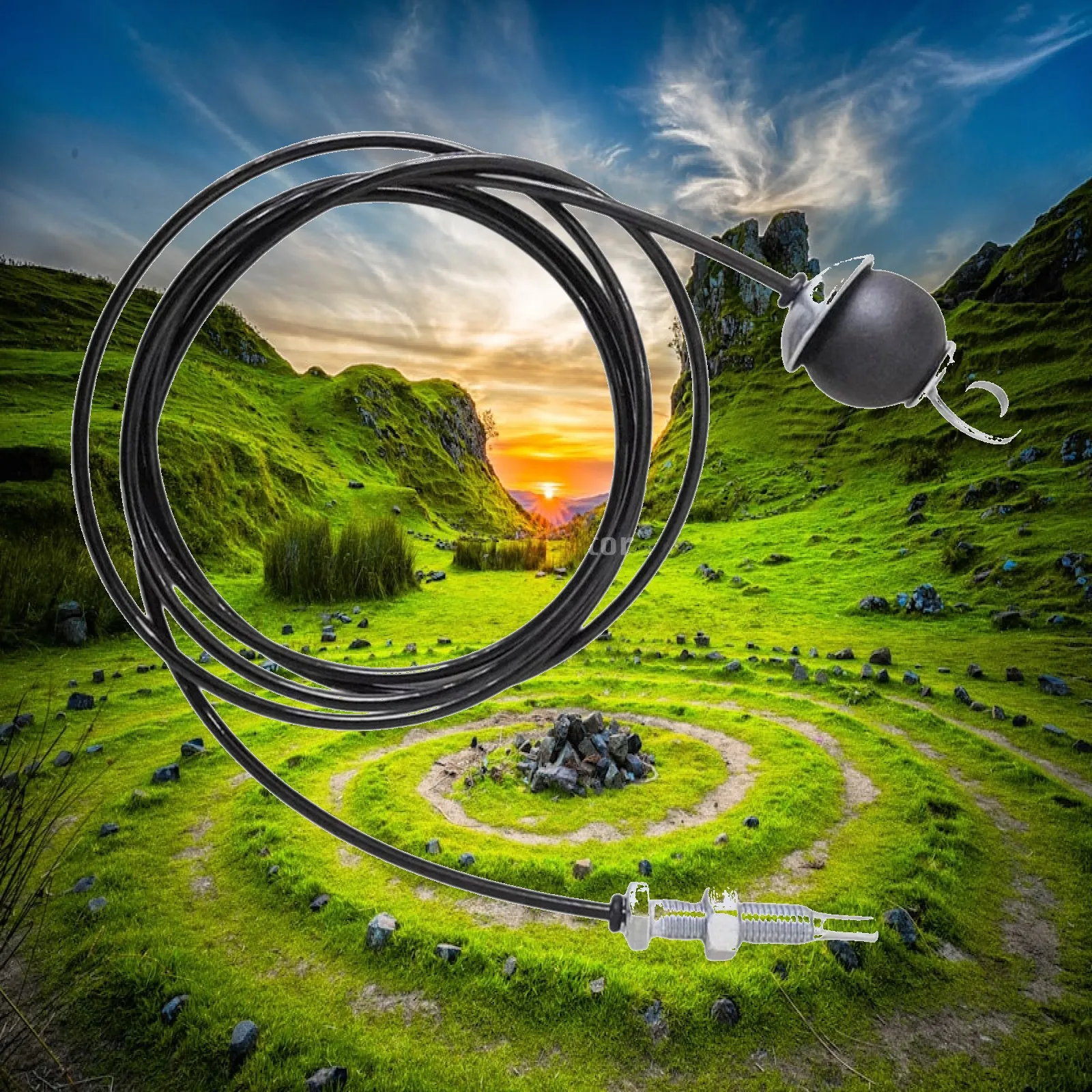 6mm Steel Fitness Pulley Cable Durable Gym Cable Attachment for Trainer Machine Bodybuilding Workout