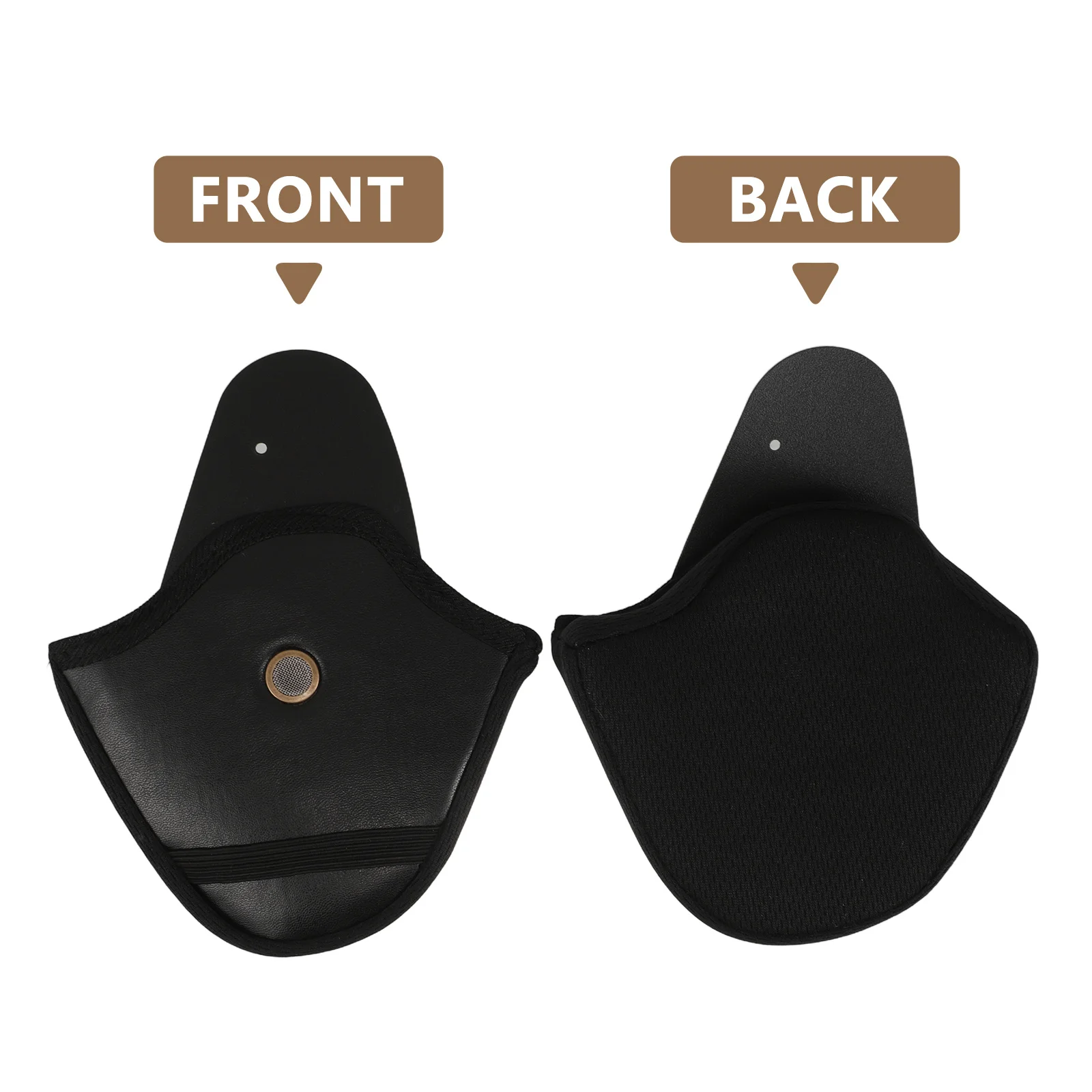 زوج واحد من أغطية الأذن القابلة للفصل لحماية الأذن قابلة للتعديل لخوذات الدراجات النارية وغطاء للأذنين الآمن المقاوم للرياح #6