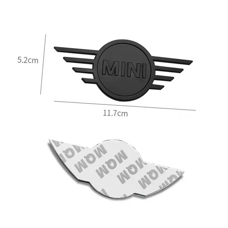 ABS Mini Auto Voorbumperembleem Achtersticker Logo Voor Mini Cooper JCW Works R56 R50 F54 F55 F56 F57 F60 R52 R53 R55 R57 R58 R59