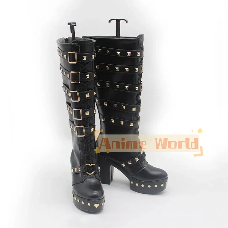 Virtual YouTuber Nijisanji XSOLEIL Meloco Kyoran Second Outfit Shoes Cosplay Boots Halloween Carnival Boots Custom Made