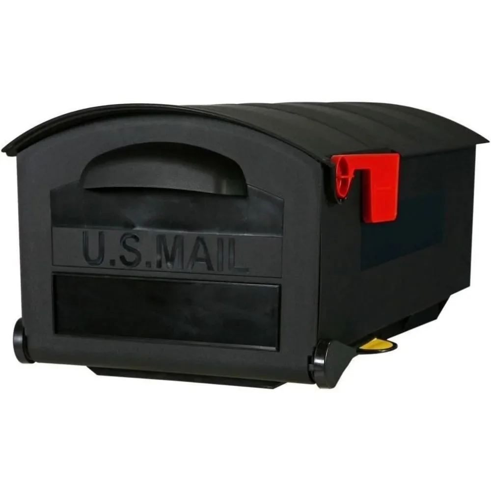 

GMB515B01 Medium Black Weather Resistant Rural Mailbox mailbox modern letter box