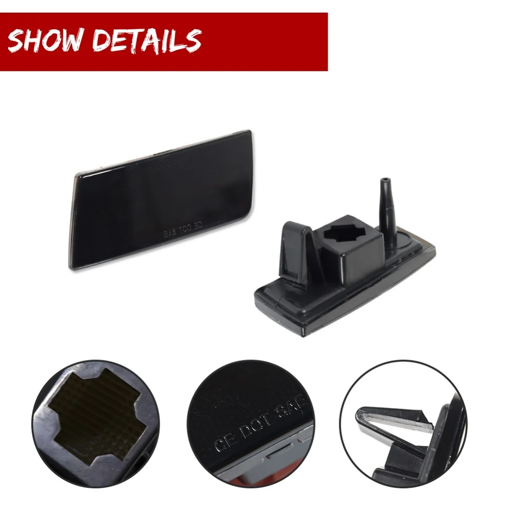 Car Accessories For Chrysler 300 2005-2010 Front Side Marker Light Housings 4805861AA 4805860AA Left Right Turn Signal Lamp
