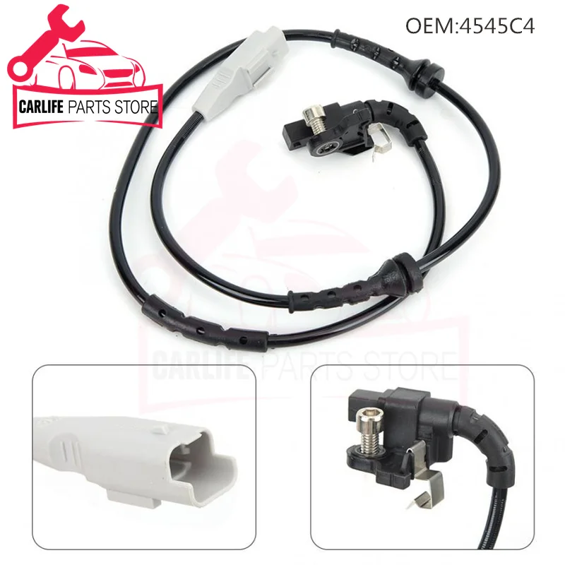 4545C4 Car Rear Left Right ABS Wheel Speed Sensor For Citroen C4 Peugeot 307 4545L0 96461258 96584207 9658420780 0265007779