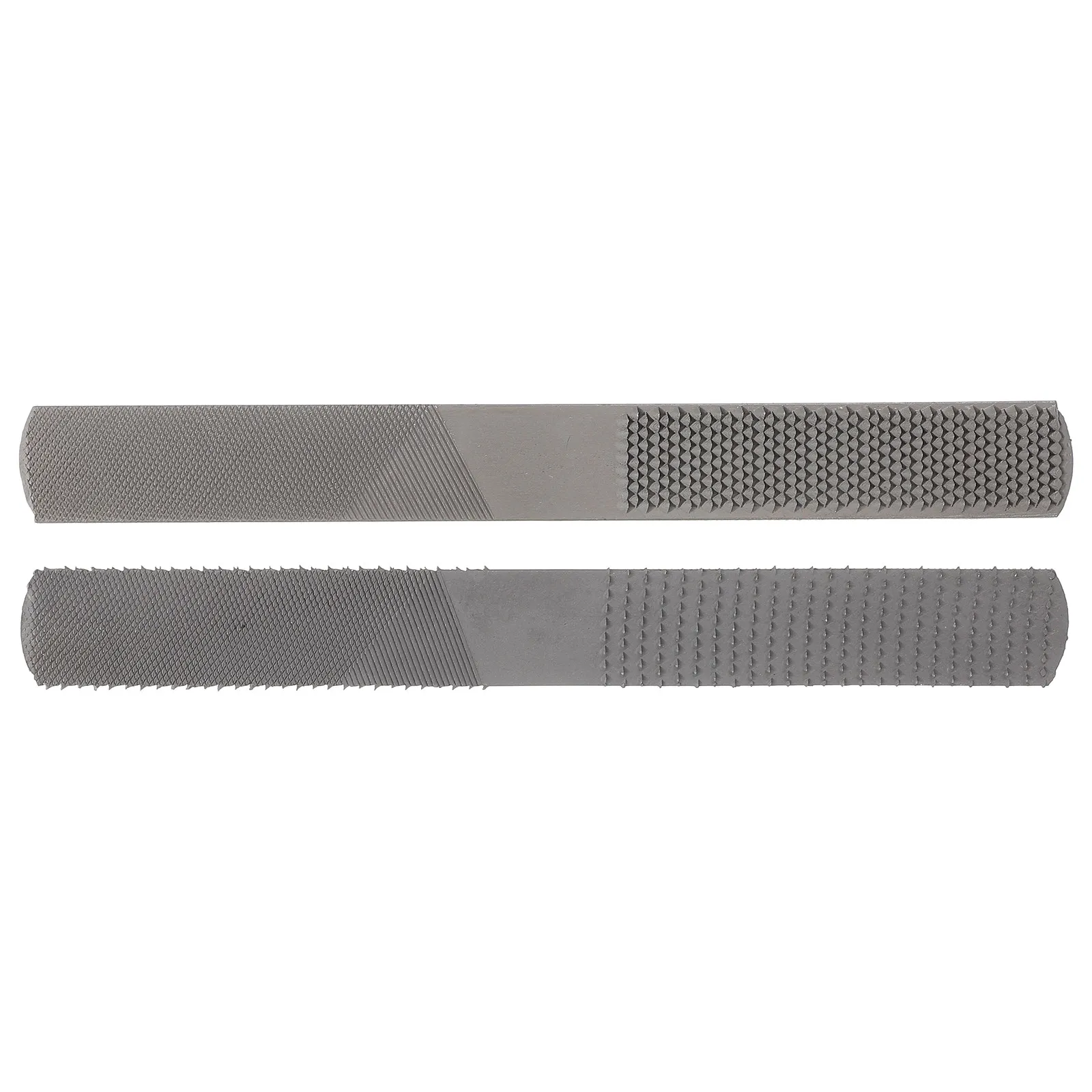 

2Pcs Woodworking File Set Steel Rust-Resistant Sharp Blades Ergonomic Handle Smooth Filing Surface Wood Rasp Wood File Tool