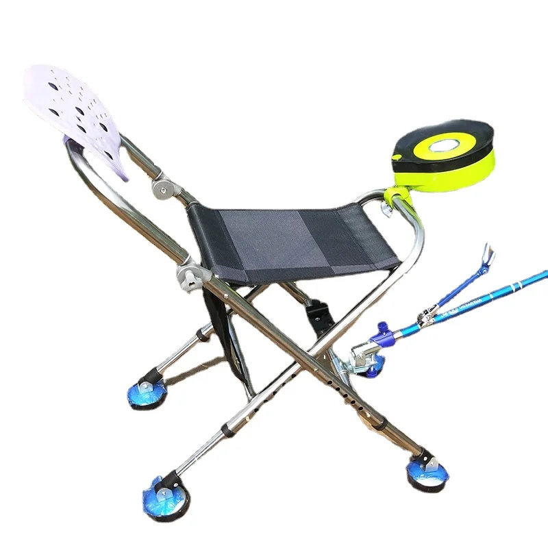 

Multi-purpose Fishing Chair, Ultra Light, Portable, Stainless Steel, Thickened Lifting Platform, Folding Stool