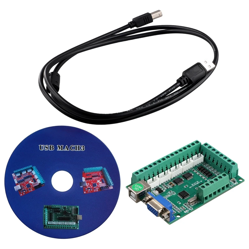 V3.25 USB Driver Motion Controller 5 CNC Board Z Tool Setter for CNC Router Cutting Engraving Milling Machine-AT35