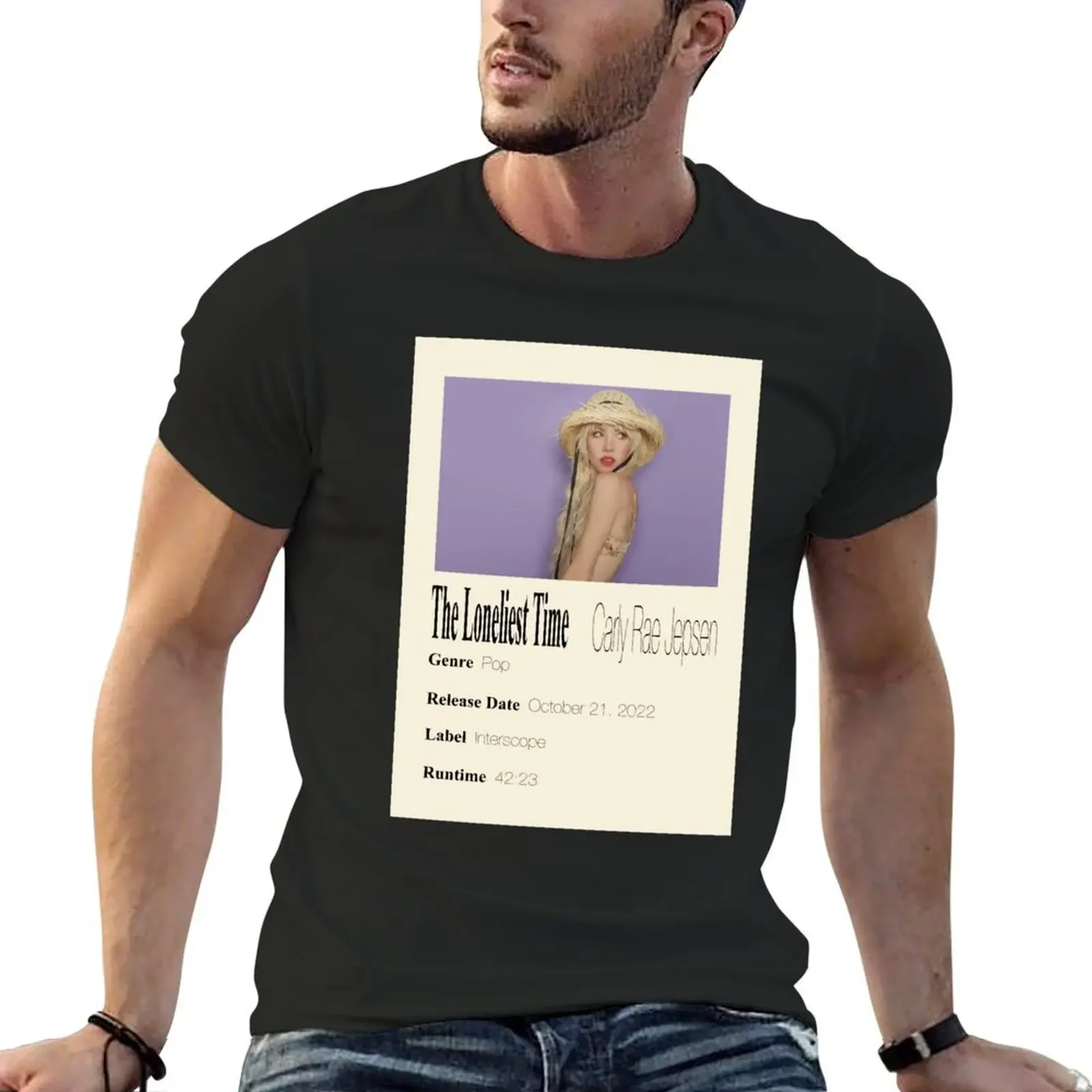 The Loneliest Time Poster T-Shirt tops quick-drying graphic tshirt men