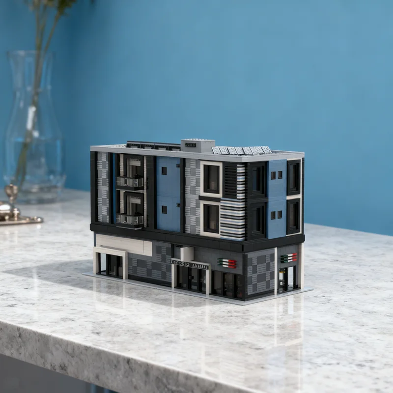 

8880pcs MOC Maison D Art Apartments SPAR Modular Streetscape Model Building Blocks DIY Gift Creative Collectible Display Decor