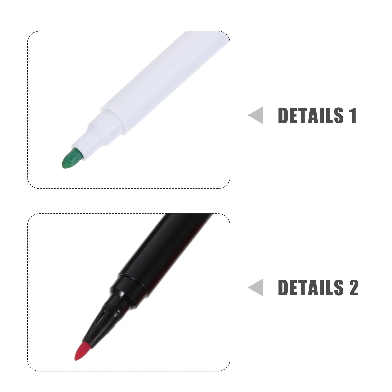 24Pcs Erasable Liquid Chalk Markers Quick-Drying Smooth Grip for LED Boards Whiteboards Glass Boards Classroom