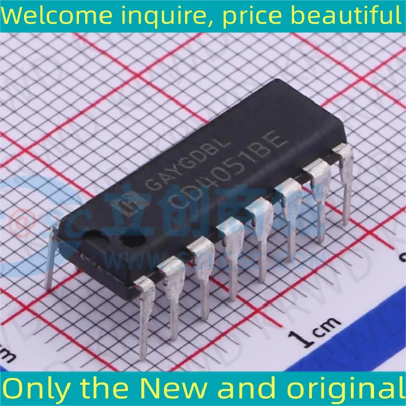 10PCS CD4051BE  New and Original IC Chip DIP16 CD4051BE CD4051B CD4051