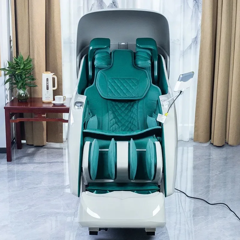 Armchair Style 3D/4D Massage Chair, Zero Gravity Full Body with Foot Massage | Compact Home Use Relaxation System