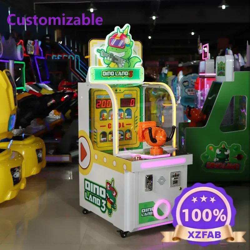 Factory Direct 2026 Dinosaur Hunter Shooter Small Coin-operated Amusement Equipment Lottery Twisted Egg Shooting Ball Commercial