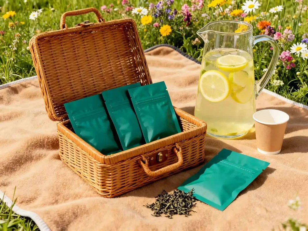 

100PCS Matte Ziplock Bags - Resealable Metallic Stand-Up Pouches for Coffee, Matcha, Candy, Cookies, Spices, Party Favors