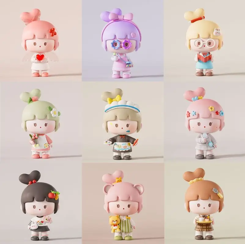 

Genuine Sugar Heart Series Blind Box Cute Kawaii Trendy Collectible Figures Wholesale Holiday Gift For Girls Birthday Surprise
