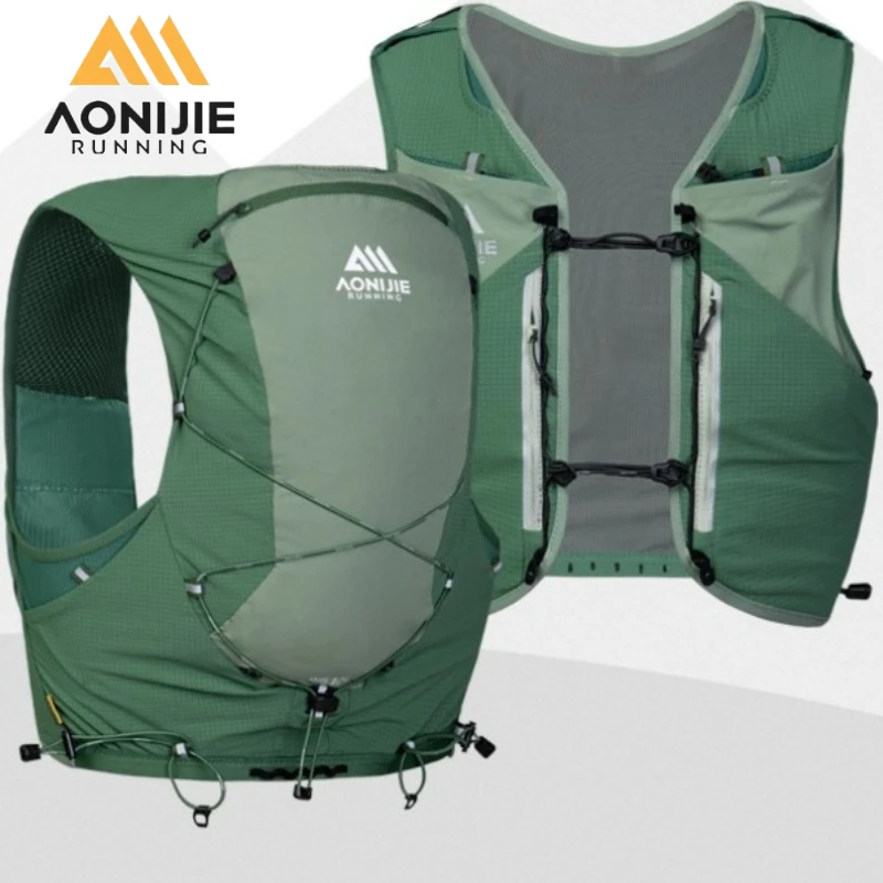 AONIJIE MB 12L Update Sports Off Road Backpack Running Hydration Bag Vest Soft For Hiking Trail Cycling Marathon Race