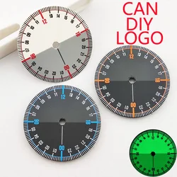28.5 mm dial gradient dial Full luminous dial suitable for NH34 NH35 NH36 movement green luminous watch parts FOR WATCH DIAL