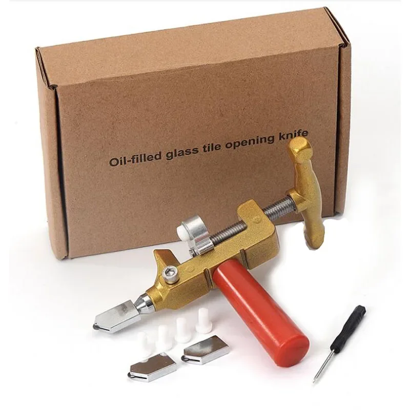 

Durable 2 in 1 One-piece Glass Ceramic Tile Cutter with Knife Wheel Diamond Roller Glass Cutting Machine Opener Breaker Tools