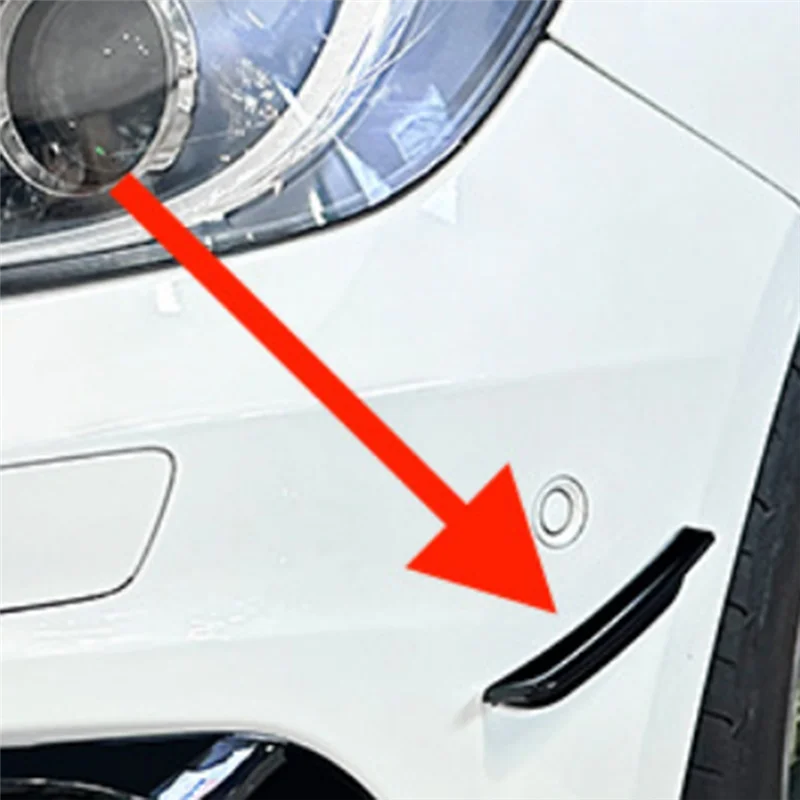 

AR-Car Front Bumper Splitter Spoiler Fog Lamp Side Spoiler Trim For A Class W176 AMG 2013-2015 B