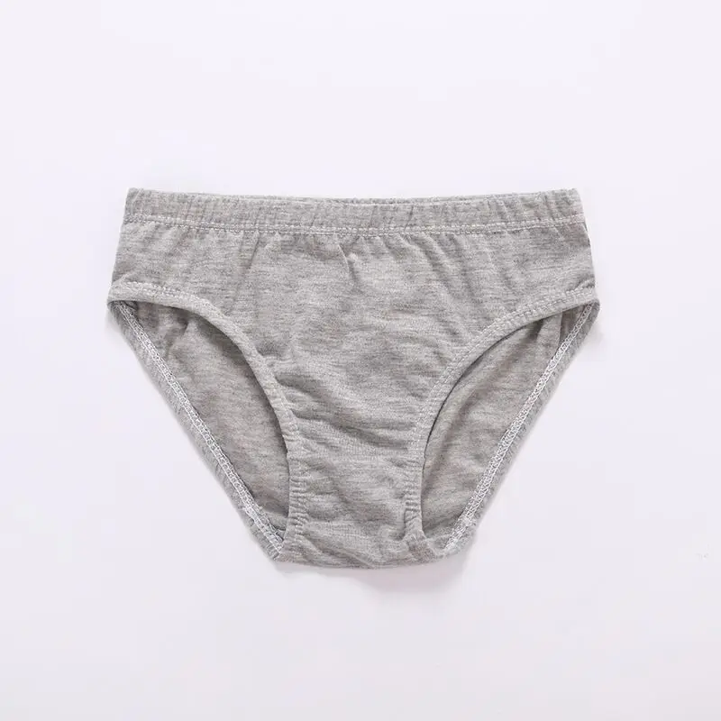 5pcs/Lot Solid Boys Underewears Kids Panties Brief Underwear Panties Suit for 1-10Years