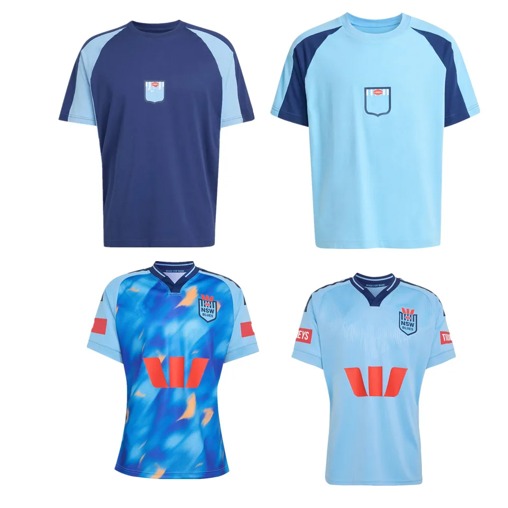 new 2026 2027 Australia NSW Blues rugby jersey Training suit vest polo t-shirt rugby shirt