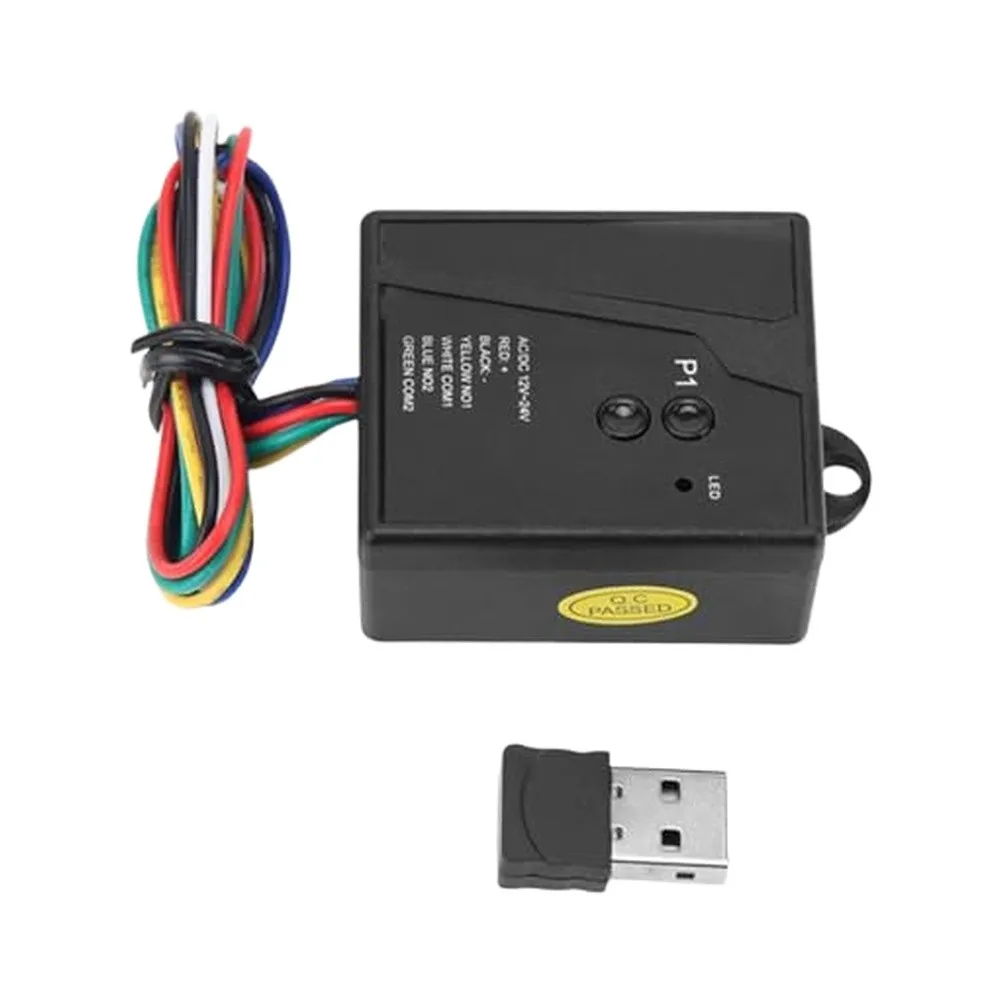 Garage Door Opener Receiver 2.4G USB Sensor 12-24V Wireless Remote Control For Sliding Gate Barrier Automatic For Access System