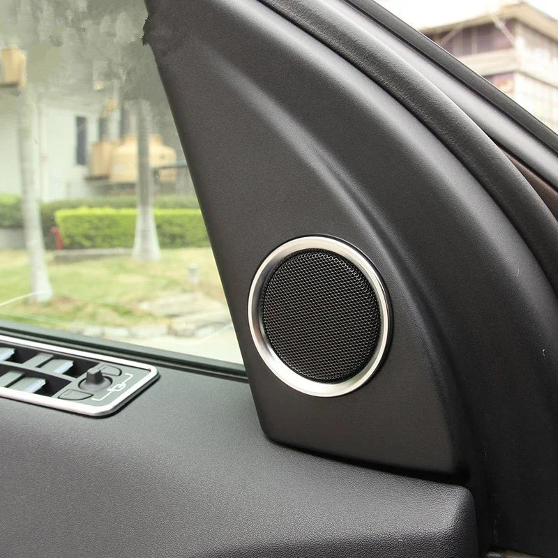 WELKINRY For Land Rover Discovery Sport L550 2014-2023 Inner Car Door A Pillar Column Loudspeaker Audio Sound Speaker Ring Trim