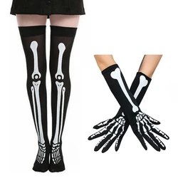 New Men And Women Suitable Stockings Halloween Easter Party Skeleton Blood Skull Socks