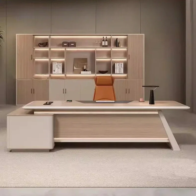 Office Desks And Workstations Computer Desk Light Luxury And High End Painted Table Room Offices Room Desks L Shaped Desk