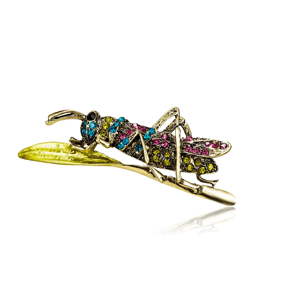 

Vintage Grasshopper Brooches For Women Cute Insect Dragonfly Brooch Pins Animal Badge Winter Coat Accessories Gift Party Jewelry