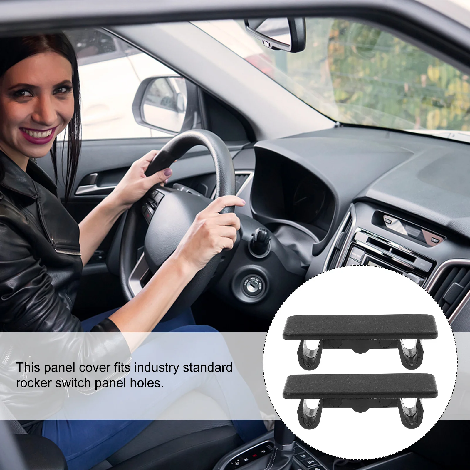 

8Pcs Rocker Panel Cover Durable Nylon Snap-in Hole Plug Automotive Toggle Switch Hole Cover Car Part Rocker Panel Covers