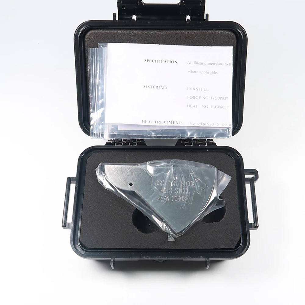TMTECK AWS نوع DSC كتلة المعايرة القياسية AWS D1.1/D1.1M-2020 بوصة نوع 1018 الصلب لمحولات شعاع الزاوية