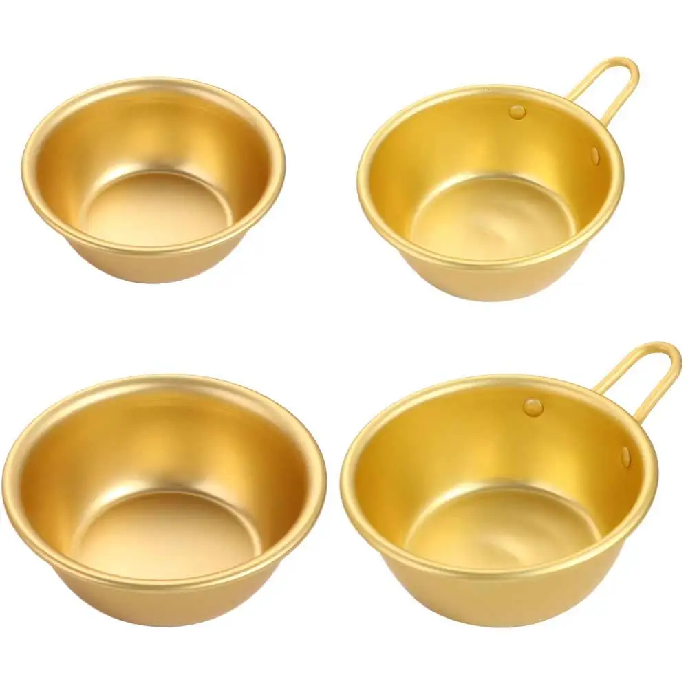 

Round Fast Heating With Handle Aluminum Korean Kitchen Bowl Cup Wine Cup Rice Wine Bowl Ramen Noodles Pot