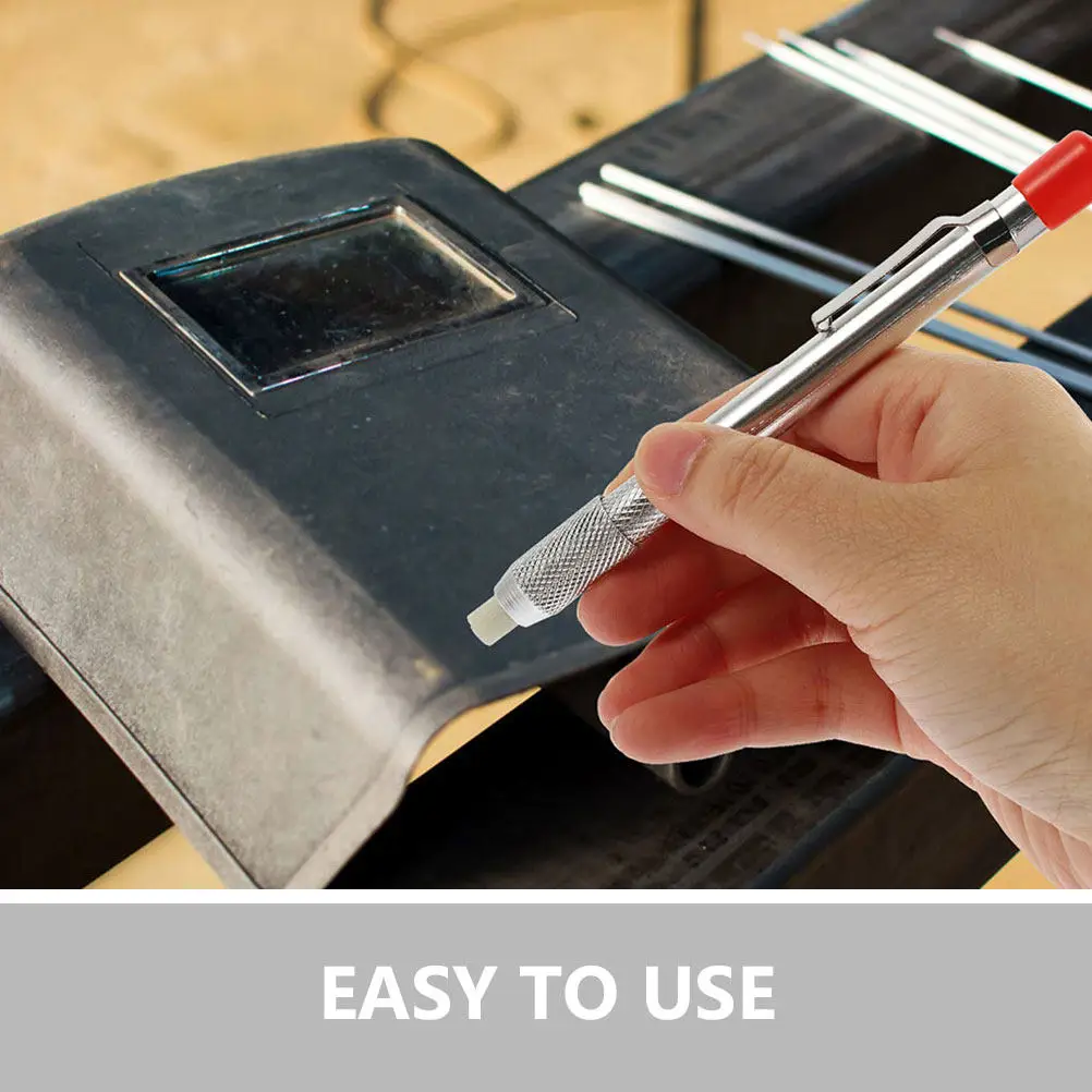 

Набор маркеров из натурального статуэтного камня: плоский маркер-карандаш, сменные стержни, мел для сварки, для строительства, металлообработки, сварочных работ