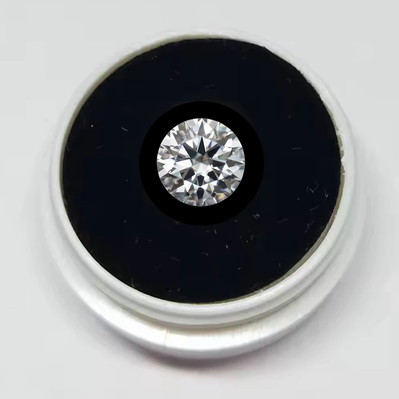 

Premium Round Moissanite Stone Certified Moissanite Loose Gemstones With Report For Jewelry Making Charms Beads