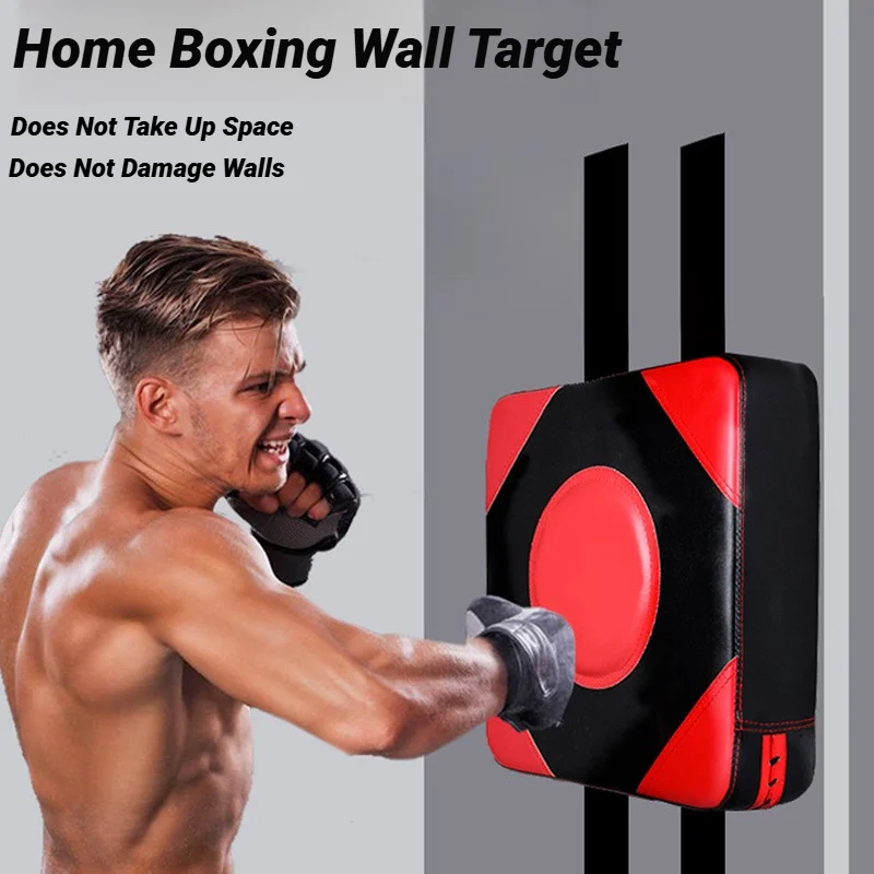Einstellbare Wand Stanzen Leder Pad Boxen Ziel Blockieren Wand-Montiert Taekwondo Training Sandsäcke Kampf Ausrüstung Zimmer Heimgebrauch