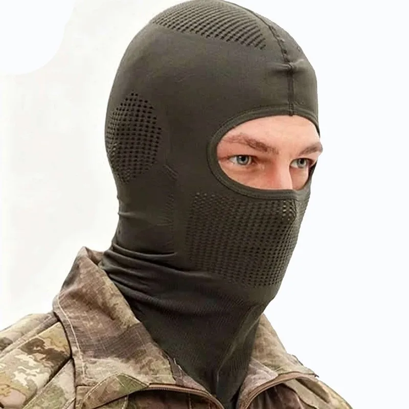 030 Model - Seamless Tactical Headgear For Outdoor Cycling - Sunscreen And Breathable Face Mask For Neck And Cervical Protection