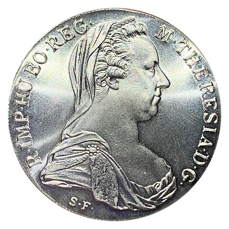 1780 alta qualidade rublo russo áustria theresia moeda de prata original ucrânia medalha álbum colecionável coleção moedas natal