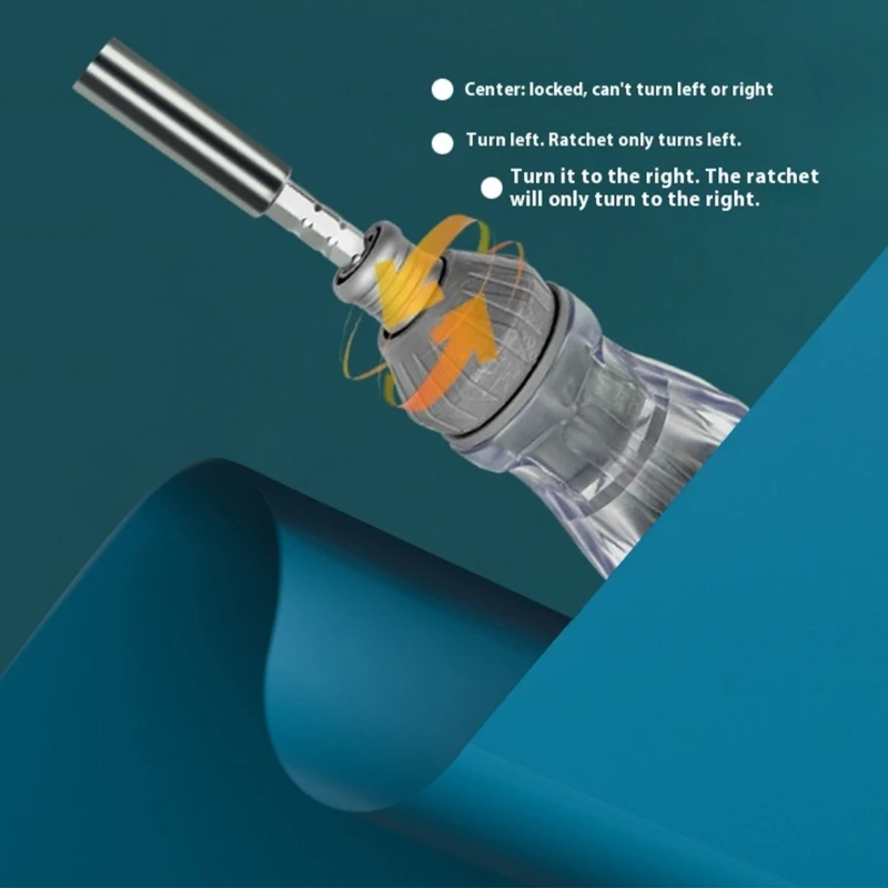 Practical Ratcheting Screwdriver with Bit Storage and High Torques Mechanism for Stubborn Screws