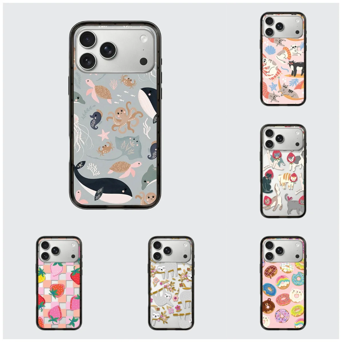 

Cartoon Sloth Pattern Impact Acrylic Border Phone Cover for IPhone 14 15 16 17 Pro Max Case for IPhone 17Pro