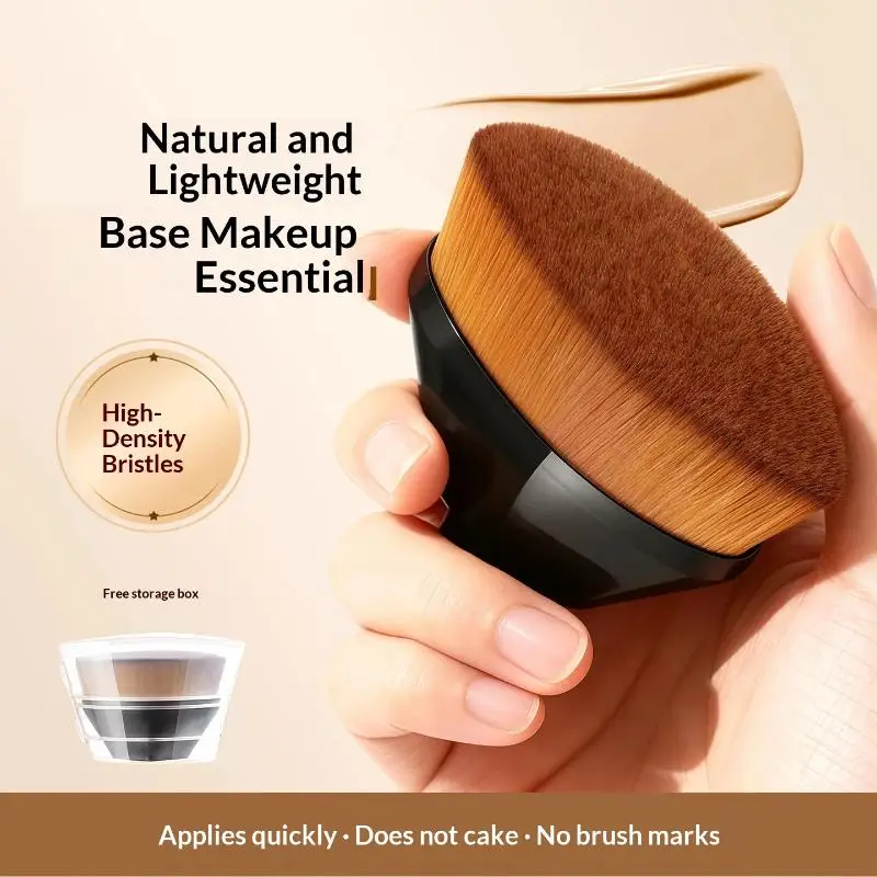 【Y】1Pcs Portable Professional Foundation Brush Make Up New Magic Makeup Brush Beauty Powder Face Blush Brushes