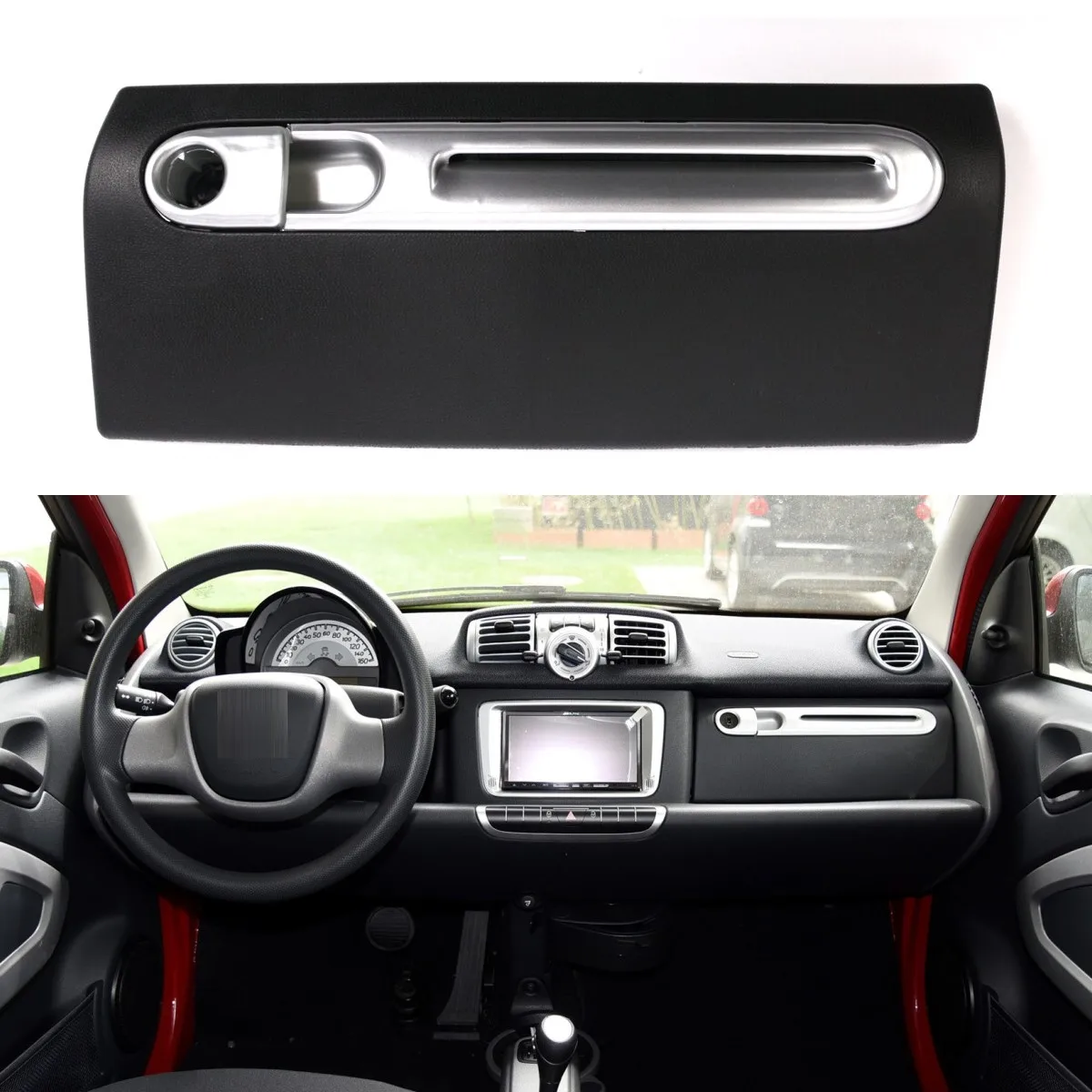 Left Hand Drive Car Storage Glove Box Lid Cover For Smart 451 Coupé & Cabrio 2007-2019 A4516892853 Auto Interior Accessories