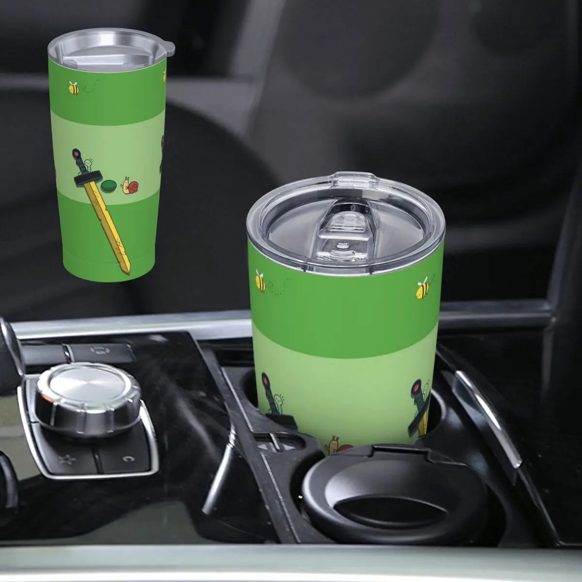 Finn The Human Adventurer Backpack Stainless Steel Tumbler Vacuum Insulated Mug Thermal Cold Bottle Straws With Lid 20oz