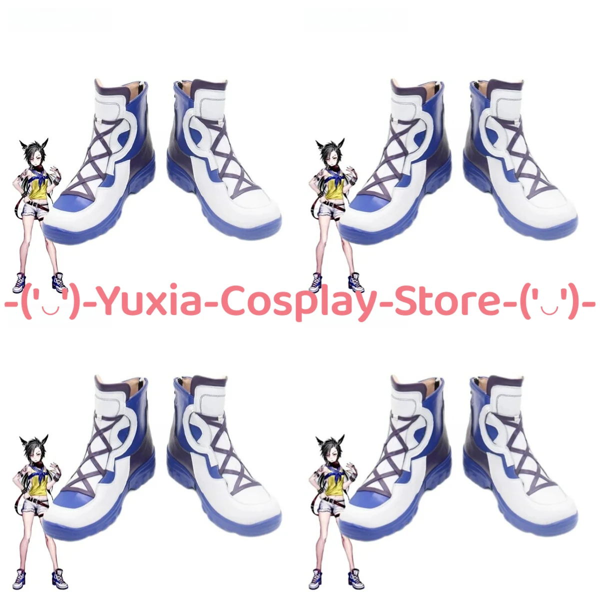 

Юксиакосплей! Оригинальный дизайн Air Shakur, обувь для косплея, реквизит для персонажей аниме, ботинки из искусственной кожи, карнавальный костюм на Хэллоуин