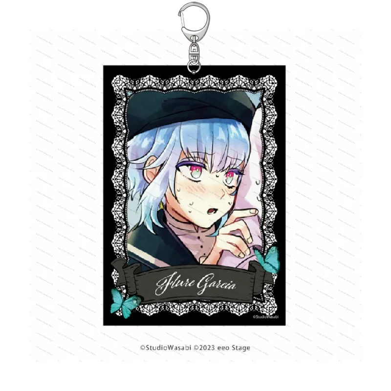 Game Akuneko Berrian/Lono/Haures Anime 6CM Acrylic Keychain Pendant Bag Car Keychain Cosplay Prop Accessories Collecting Gifts