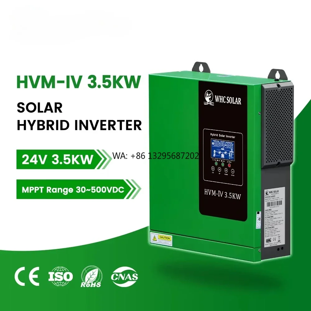 3.5KW 2025 Home Inverter for SOLAR Pure Sine Wave Solar Onduleur Solaire Convertisseur Mppt Single Phase Hybrid Inverter