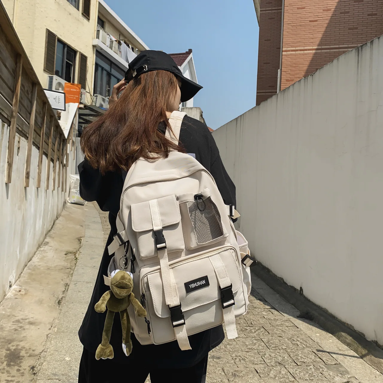 Tas Ransel Sekolah Unisex Baru 2025 Untuk Siswa SMA Kuliah Ransel Wanita Perjalanan Sehari-hari Ransel Komputer untuk Kampus
