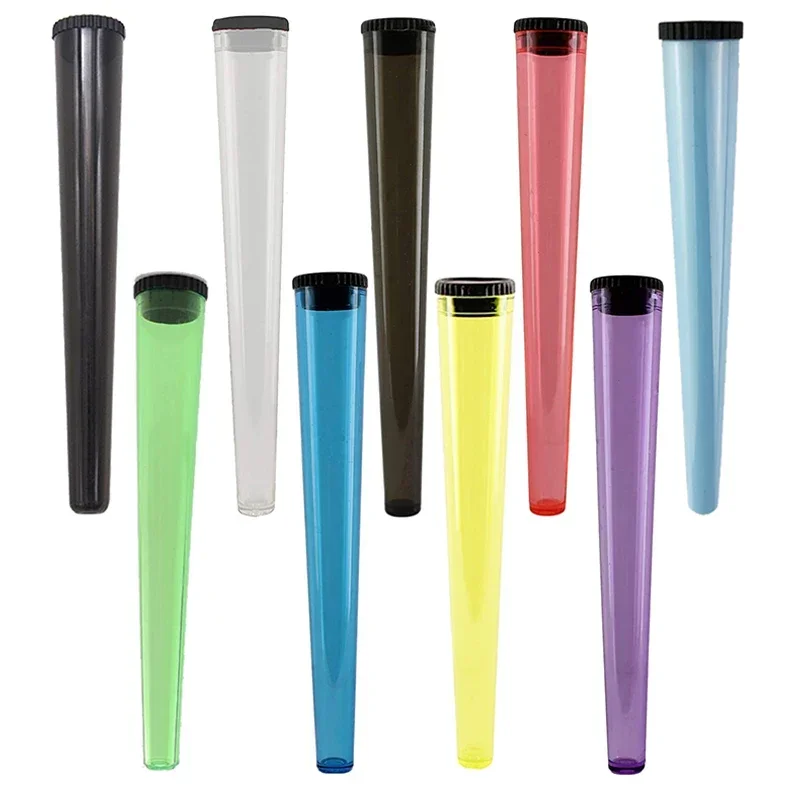 50pcs Waterproof Airtight Tubes 112mm King Size Smell Proof Storage Seal Container Accessories