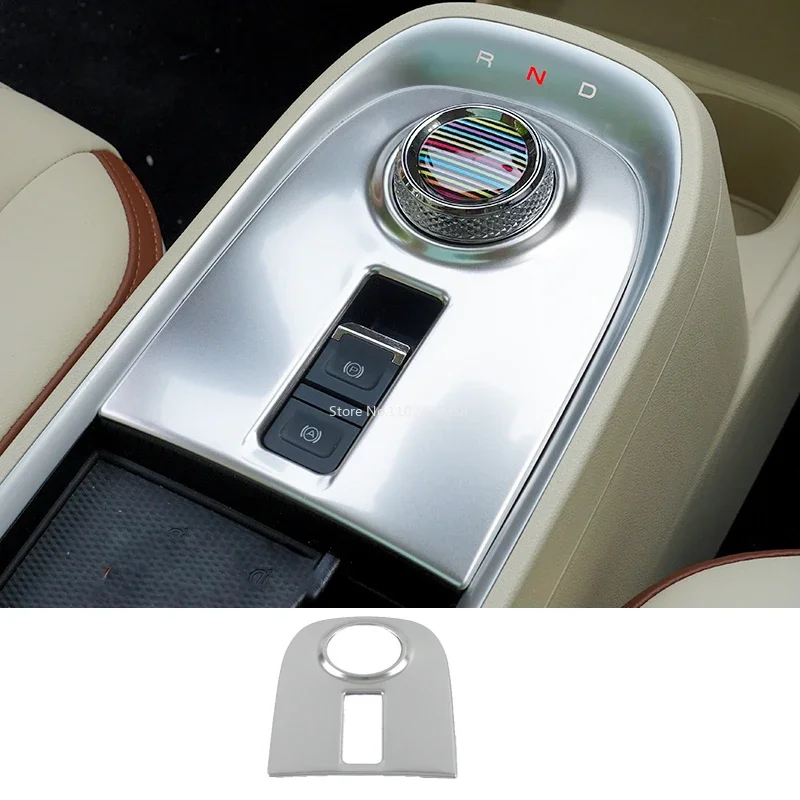 For GWM ORA Good Cat 2021 2022 Steel Silver Interior Accessories Gear Panel Front Water Cup Door Handle Bowl Windows Rise Cover